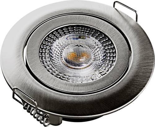 Heitronic 500666 DL7202 LED-Einbauleuchte LED LED fest eingebaut 5W Silber von Heitronic