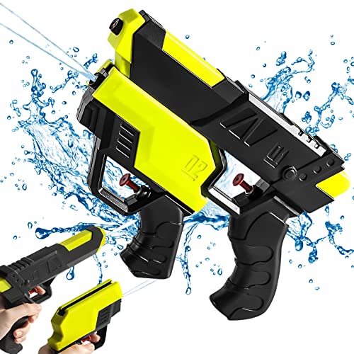 Wasserpistole für Erwachsene und Kinder 2 in 1, Wasserpistolen mit großer Reichweite von 26 Fuß 300ML/100ML, Strandspielzeug für Kinder, Wasserspielzeug für den Freien,Sommer,Swimmingpool (1 Satz) Wasserpistole für Erwachsene und Kinder 2 in 1, Wasserpistolen mit großer Reichweite von 26 Fuß 300ML/100ML, Strandspielzeug für Kinder, Wasserspielzeug für den Freien,Sommer,Swimmingpool (1 Satz) von Hekasvm