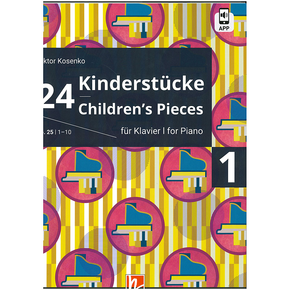 Helbling 24 Kinderstücke Band 1 Nr. 1 - 10 Notenbuch von Helbling