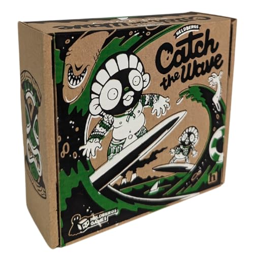 Heldbergs Games Kartenspiel Catch The Wave - EIN toxisches Memo Spiel mit Zahlen für 2-4 Spieler ab 8 Jahren von Heldbergs