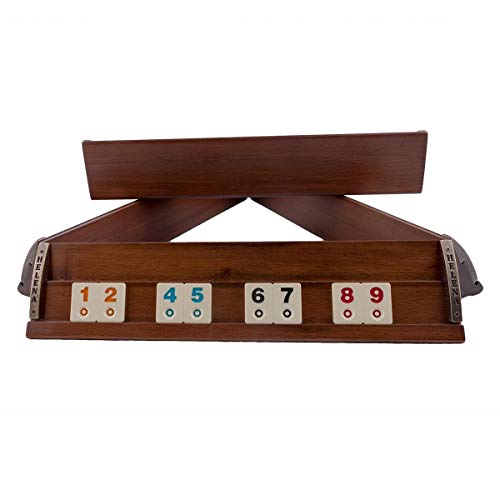 Helena Wood Art, Handgemachtes Rummy Set aus Holz inklusive Tasche, 100% Holz, Deluxe Edition, Rummy, Okey takimi, Melaminsteine... von Helena Wood Art