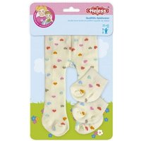 Puppen-Strumpfhose mit Söckchen ''Herz Konfetti'', Gr. 35-45 cm Puppen-Strumpfhose mit Söckchen ''Herz Konfetti'', Gr. 35-45 cm von Heless GmbH