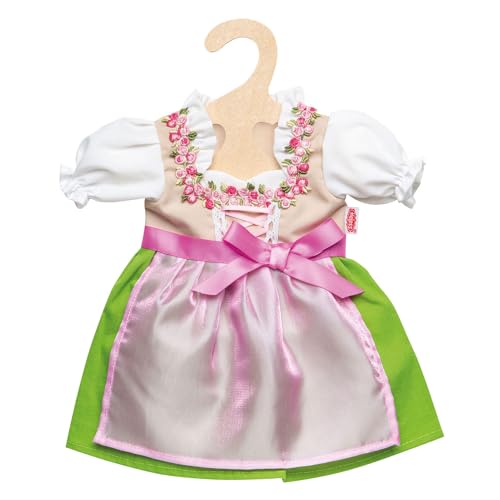 Heless 1113 - Kleid für Puppen, Dirndl Heidi, Größe 28 - 35 cm von Heless