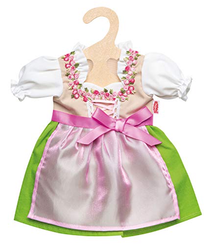 Heless 1113 - Kleid für Puppen, Dirndl Heidi, Größe 28 - 35 cm von Heless