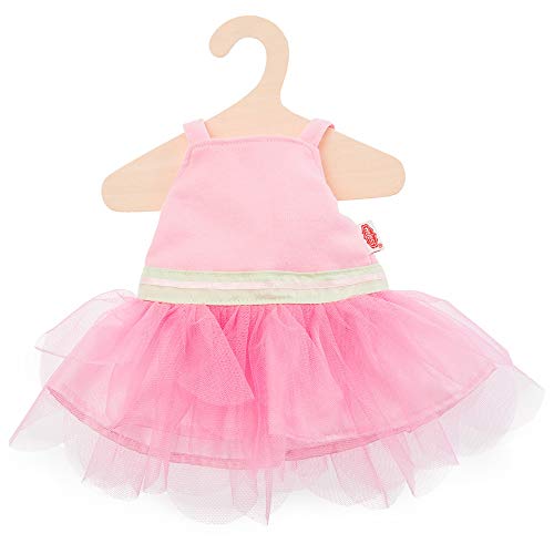 Heless 1420 - Ballerina-Kleid für Puppen mit Tüll-Tutu und eingenähtem Body, Größe 28 - 33 cm von Heless