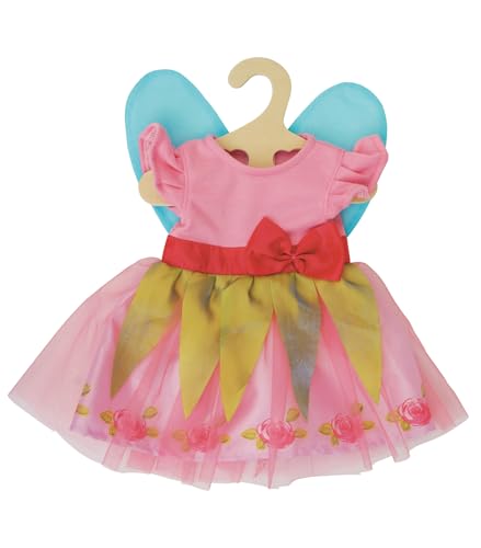 Heless 1430 - Puppenkleidung im Design Prinzessin Lillifee, Kleid mit Pinker Schleife für Puppen und Kuscheltiere der Größe 28-35 cm von Heless