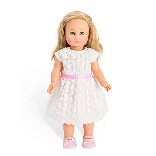 Heless 1650 - Traumkleid für Puppen in Weiß, mit kleinen Blumenröschen und einer rosa Schärpe, Größe 28 - 35 cm Heless 1650 - Traumkleid für Puppen in Weiß, mit kleinen Blumenröschen und einer rosa Schärpe, Größe 28 - 35 cm von Heless