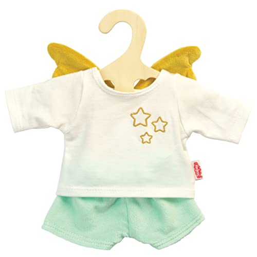 Heless 2175 - Puppenkleidung im Design Schutzengel Hope, 2 teilig mit T-Shirt und Shorts für Puppen und Kuscheltiere der Größe 35 - 45 cm von Heless