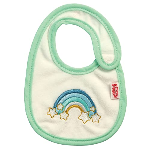 Heless 274 - Puppenzubehör Lätzchen im Design Rainbow, für Puppen und Kuscheltiere aller Größen von Heless