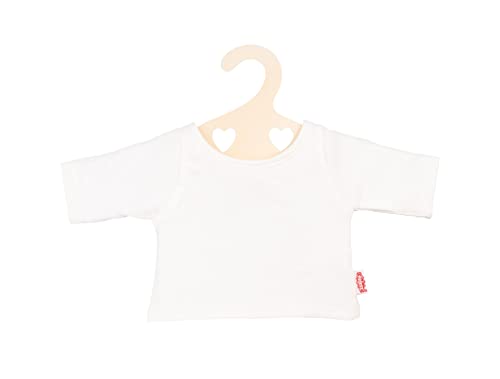 Heless 2956 - T-Shirt für Puppen in Weiß, Größe 35 - 45 cm von Heless