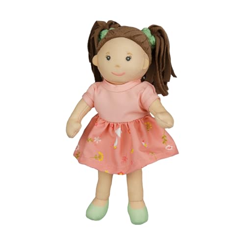 Heless 506 - Stoffpuppe Mädchen Rosa mit niedlichem Kleid zum An- und Ausziehen, ca. 22 cm große Weichpuppe zum Kuscheln, Spielen und Liebhaben Heless 506 - Stoffpuppe Mädchen Rosa mit niedlichem Kleid zum An- und Ausziehen, ca. 22 cm große Weichpuppe zum Kuscheln, Spielen und Liebhaben von Heless