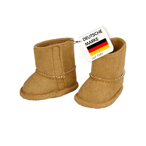 Heless 544 - Stiefel für Puppen, in Braun und in Wildleder-Optik, für Puppen und Kuscheltiere der Größe 38-45 cm Heless 544 - Stiefel für Puppen, in Braun und in Wildleder-Optik, für Puppen und Kuscheltiere der Größe 38-45 cm von Heless