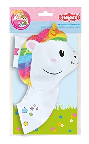 Heless 660 - Schwimmring für Puppen Einhorn Henri, Größe 35 - 45 cm, für Badespaß im Pool, im See und der Badewanne von Heless