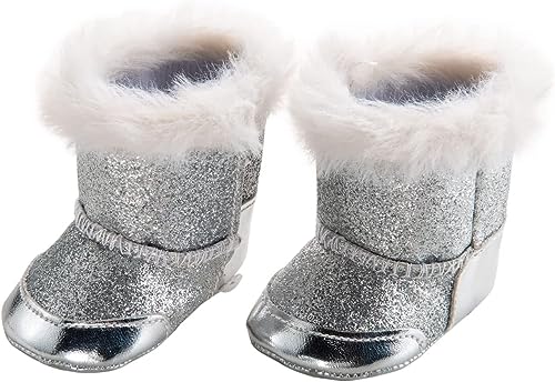 Heless 844 - Stiefel für Puppen, silber, Größe 38 - 45 cm von Heless