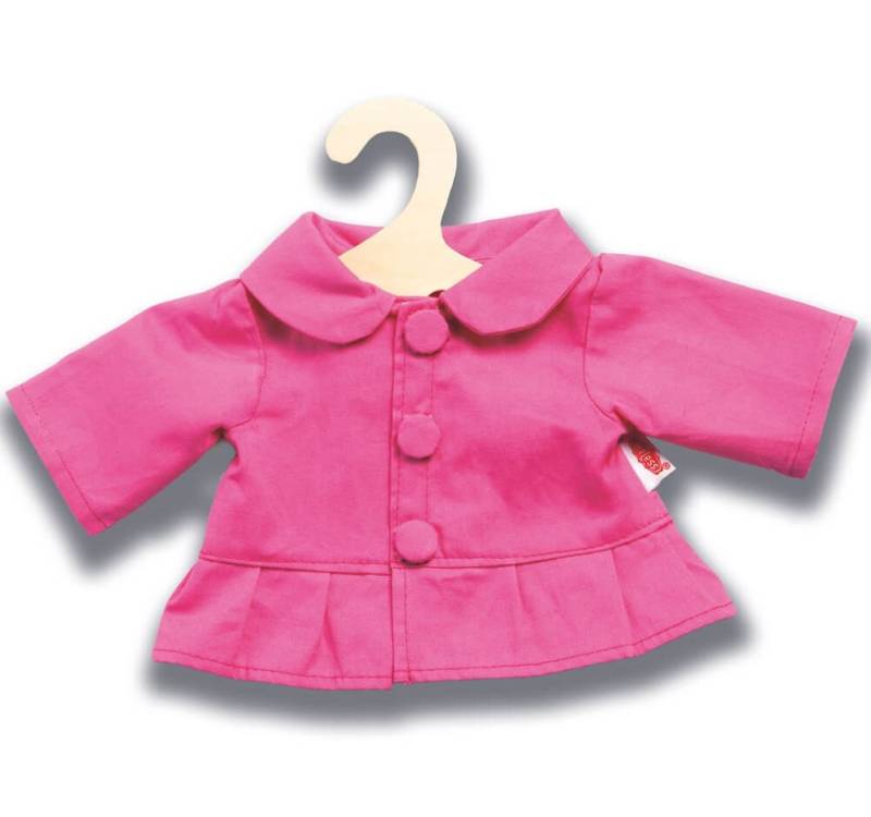 Puppen-Jacke Pinky, klein, Gr. 28-33 cm von Heless