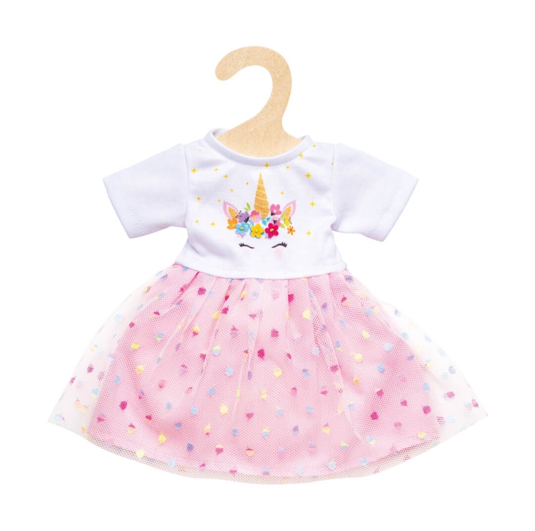 Puppen-Kleid Einhorn Hannah, Gr. 28-35 cm von Heless