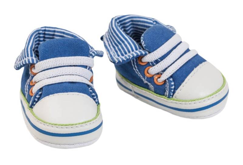 Puppen-Sneakers, blau, Gr. 38-45 cm von Heless