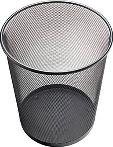 Helit the circle network H2518595 Papierkorb 15l (Ø x H) 265mm x 280mm Metall Schwarz 1St. von Helit