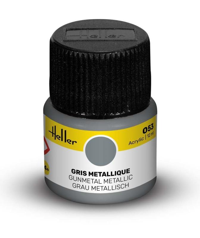 053 - Grau metallisch [12 ml] von Heller