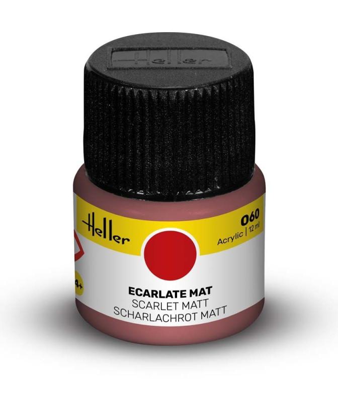 060 - Scharlachrot matt [12 ml] von Heller