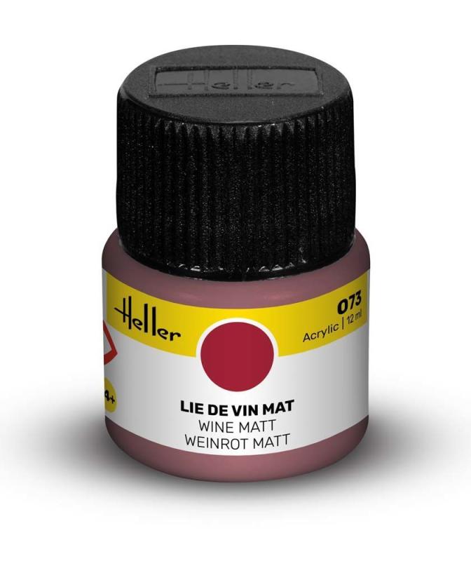 073 - Weinrot matt [12 ml] von Heller