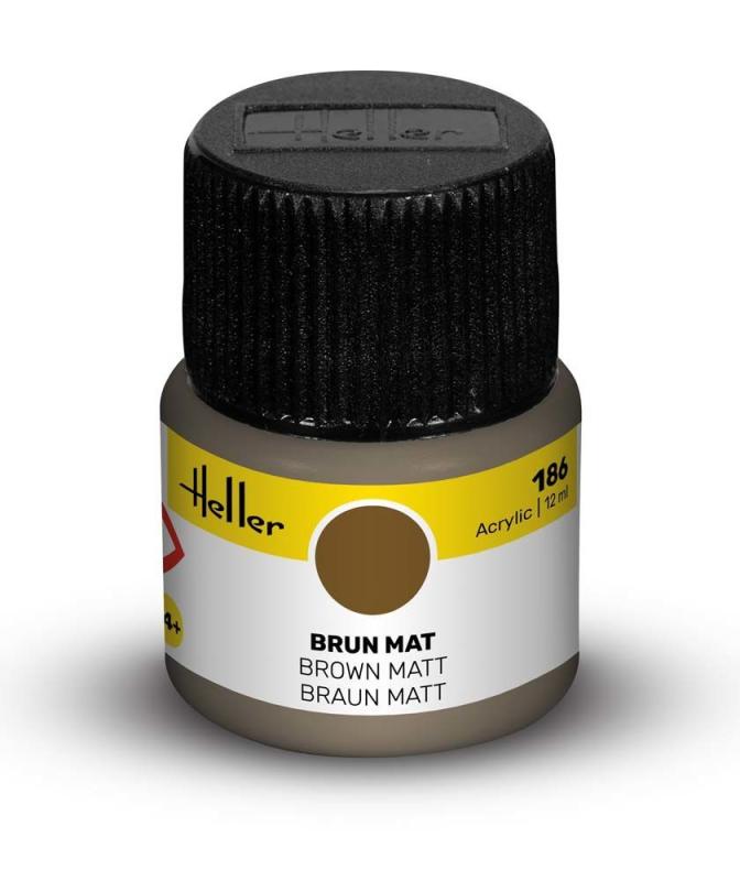 186 - Braun matt [12 ml] von Heller