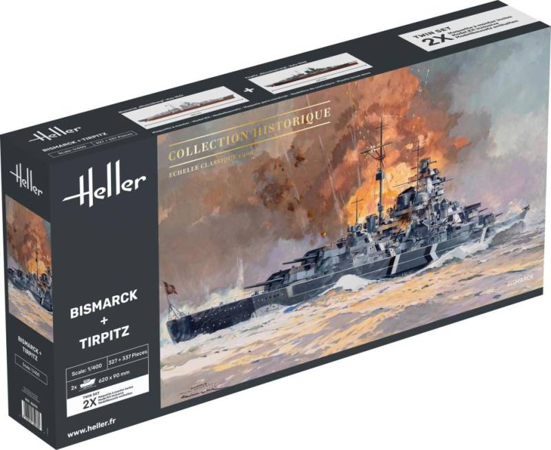 Bismarck + Tirpitz - Twinset von Heller