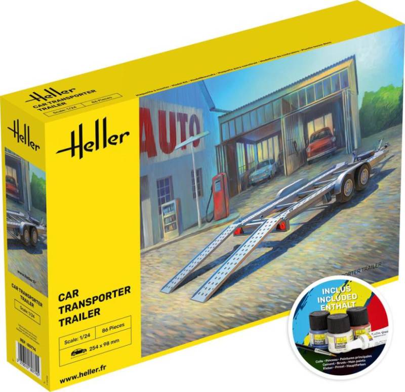 Car Transporter Trailer - Starter Kit von Heller