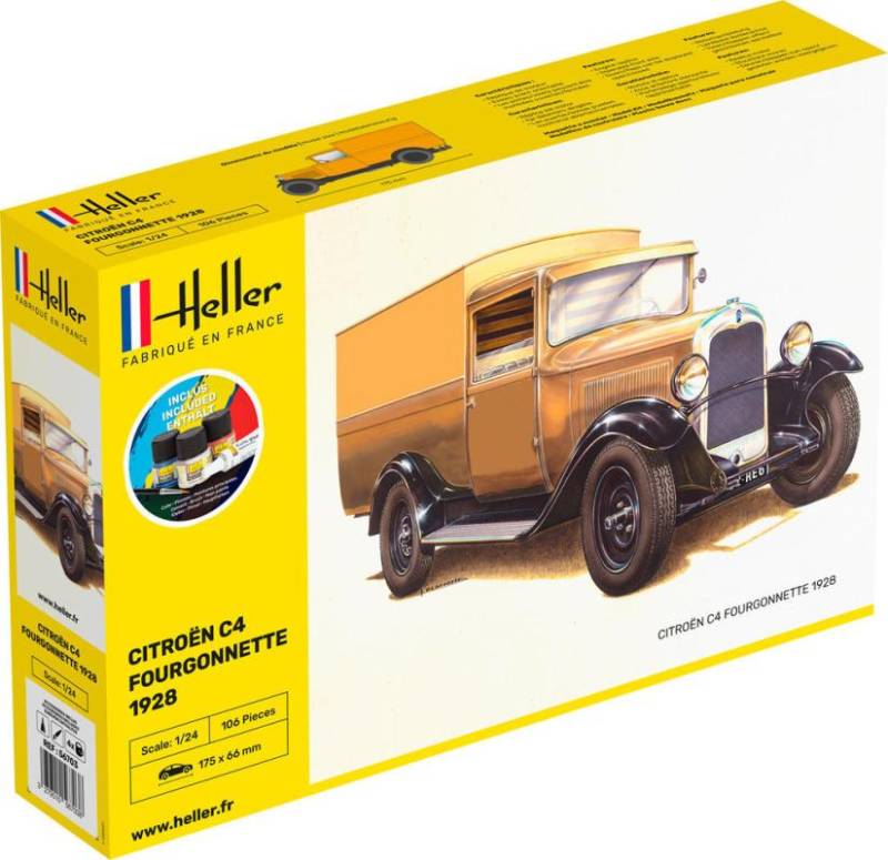 Citroen C4 Fourgonnette 1926 - Starter Kit von Heller