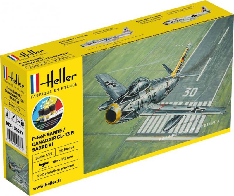 F-86F SABRE / CANADAIR CL-13 B Sabre VI - Starter Kit von Heller