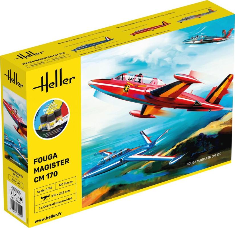 Fouga Magister CM 171 - Starter Kit von Heller