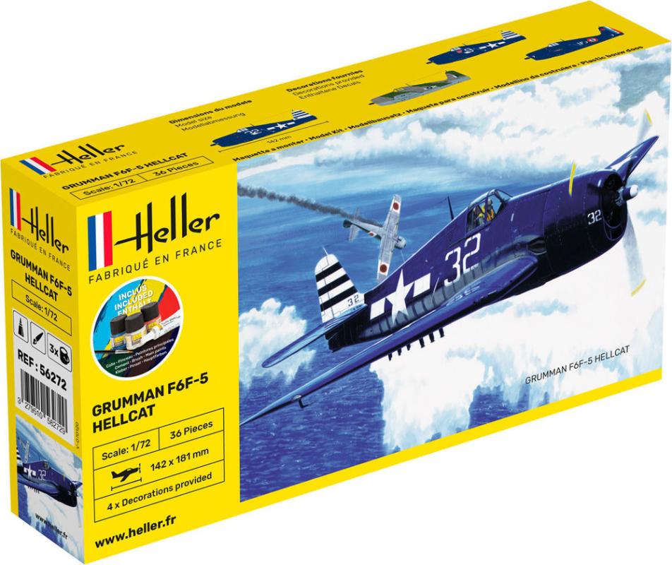 Grumman F6F Hellcat - Starter Kit von Heller