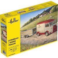 HELLER 50331 1:24 Citroen HY + Goods Trailer von Heller