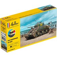 HELLER 56892 1:72 STARTER KIT Sherman von Heller