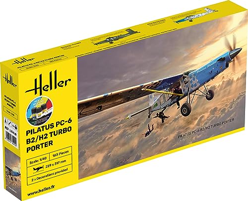 Heller 35410 Starter Kit Pilatus PC-6 B2/H2 Turbo Porter 1/48 von Heller