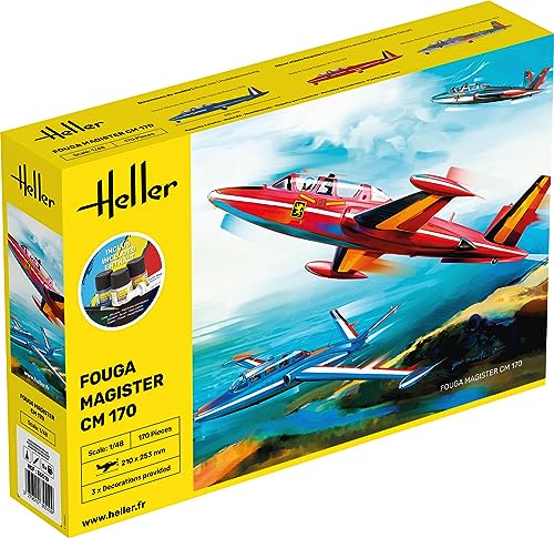 Heller 35510 Starter Kit Fouga Magister cm 170 1/48 von Heller