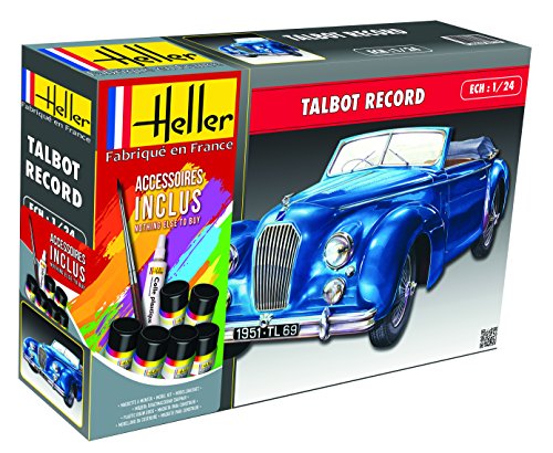 Heller 56711 Talbot Lago Record Modellbausatz, grau von Heller