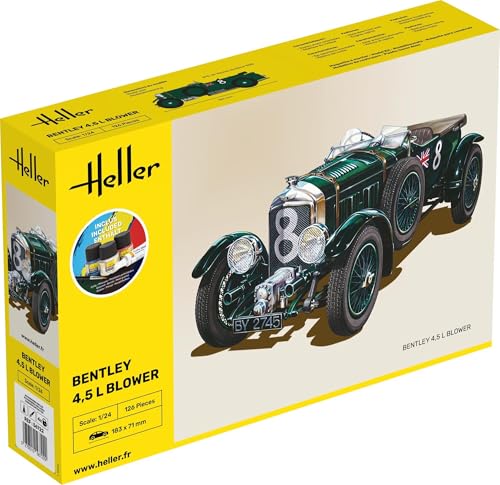 Heller 56722 Bentley 4,5 L Blower Modellbausatz, grau von Heller