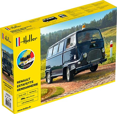 heller 56742 Starter Kit Renaut Estafette Gendarmerie 1/24 von Heller