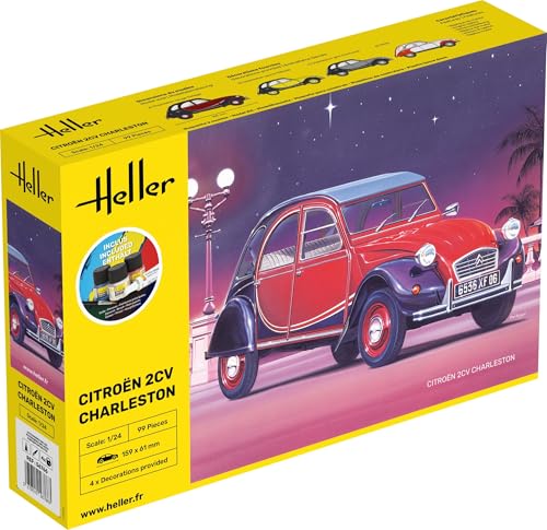 Heller 56766 Citroen 2V Charleston Modellbausatz, grau von Heller