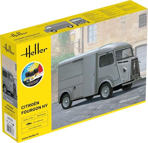 Heller 56768 Citroen Fourgon HY Modellbausatz, grau von Heller