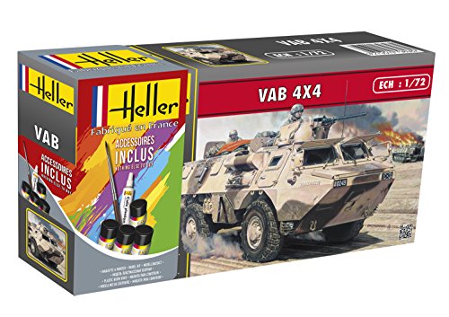 Heller 56898 VAB Militär Modellbausatz, grau von Heller