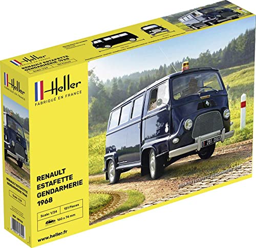 Heller 80742 Starter Kit Renaut Estafette Gendarmerie 1/24 von Heller