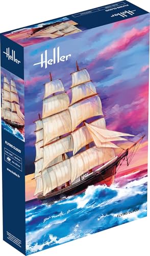 Heller 80830 Segelboot Modellbausatz Flying Cloud, Multicolor von Heller