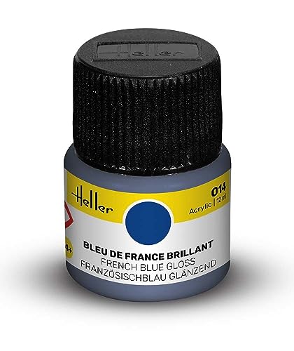 heller 9014 Modellbaufarbe, blau, 12 ml (Lot de 1) von Heller