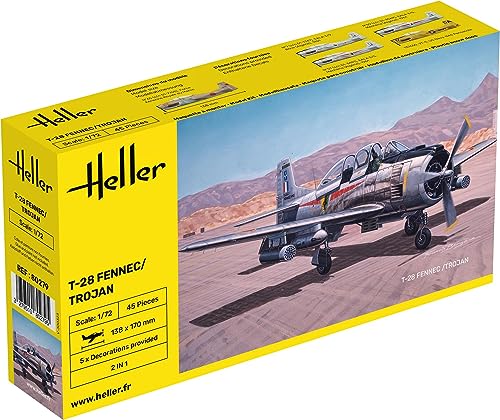 Heller Classic 80279 - NORTH AMERICAN T-28 TROJAN, 37 Teile von Heller