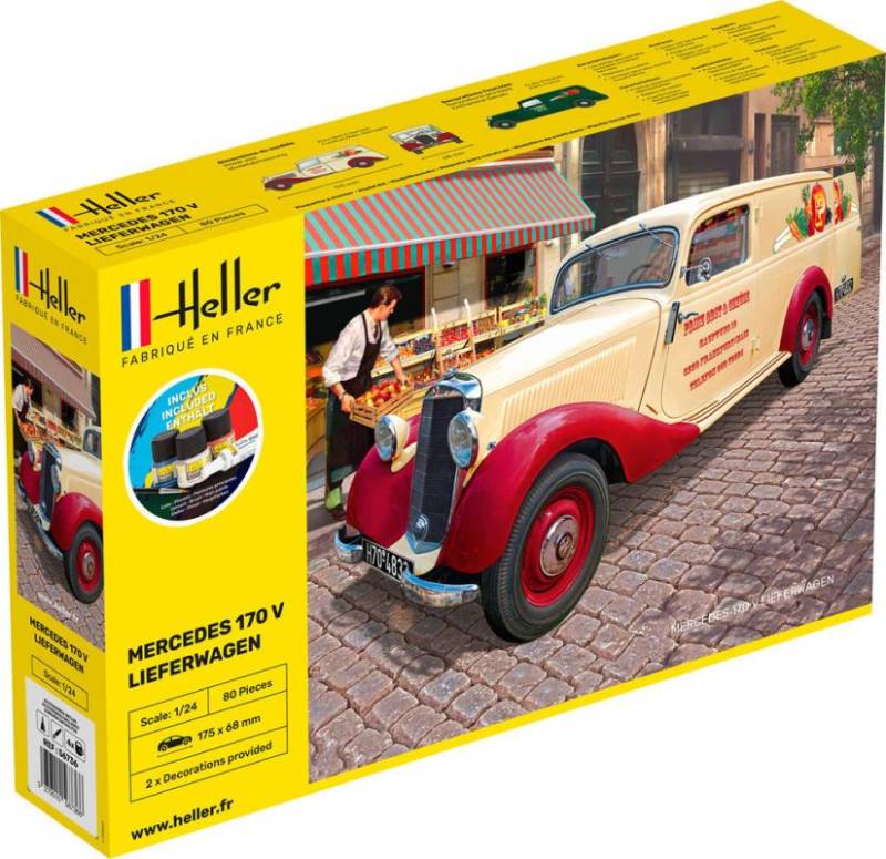 MB 170 Lieferwagen - Starter Kit von Heller