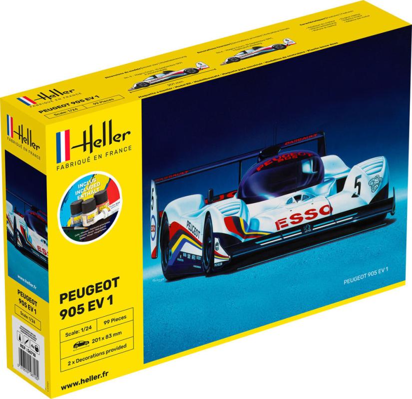 Peugeot 905 EV 1 - Starter Kit von Heller