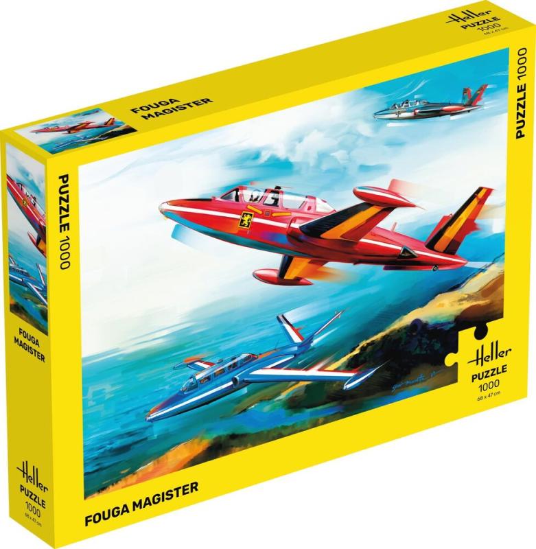 Puzzle Fouga Magister - 1000 Teile von Heller