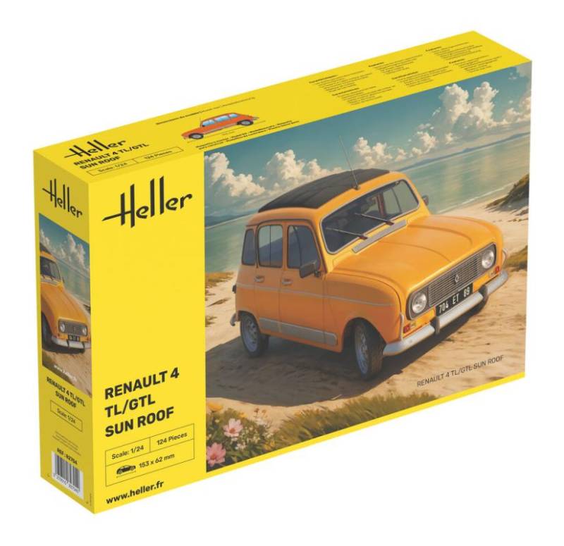 Renault 4 TL/GTL Sun Roof von Heller